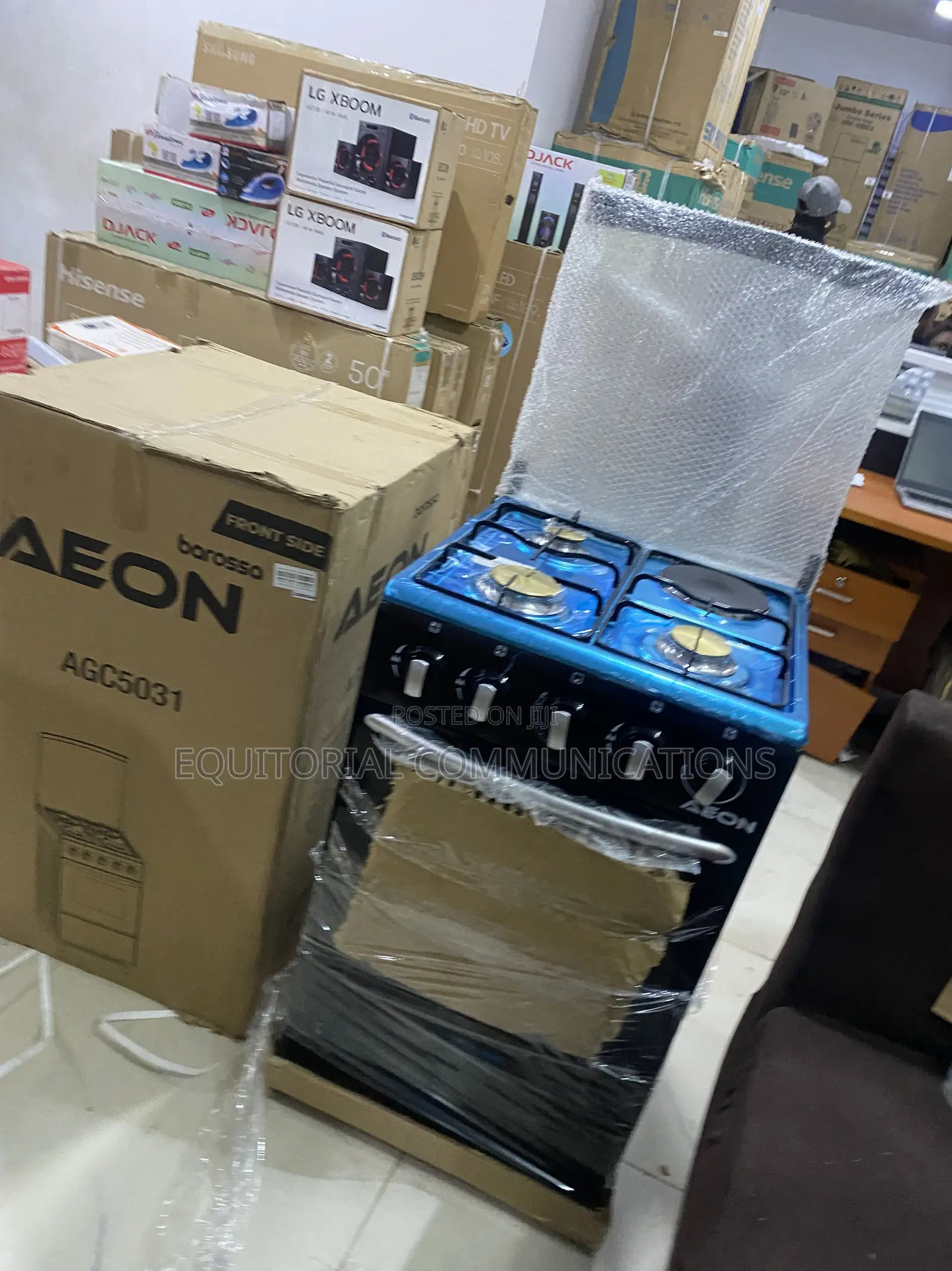 AEON AGC5031 3+1 Gas Burner Cooker and Oven – Home Kitchen Appliance