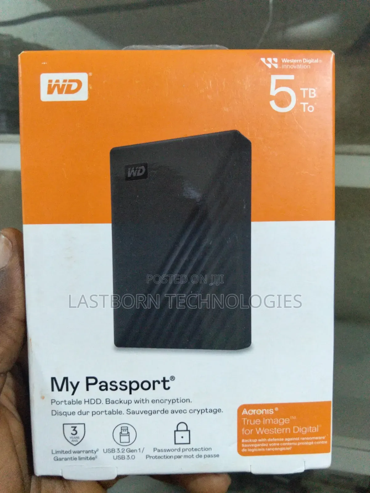5tb Wd My Passport External Hard Drive