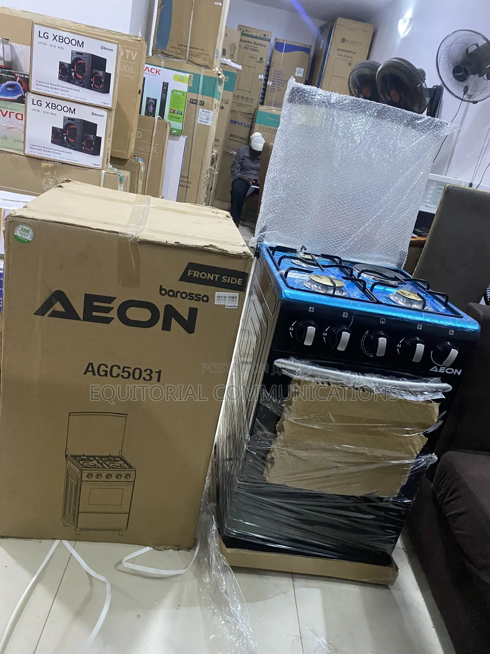 AEON 3+1 5050 Gas Cooker With Oven for Convenient Home Meals