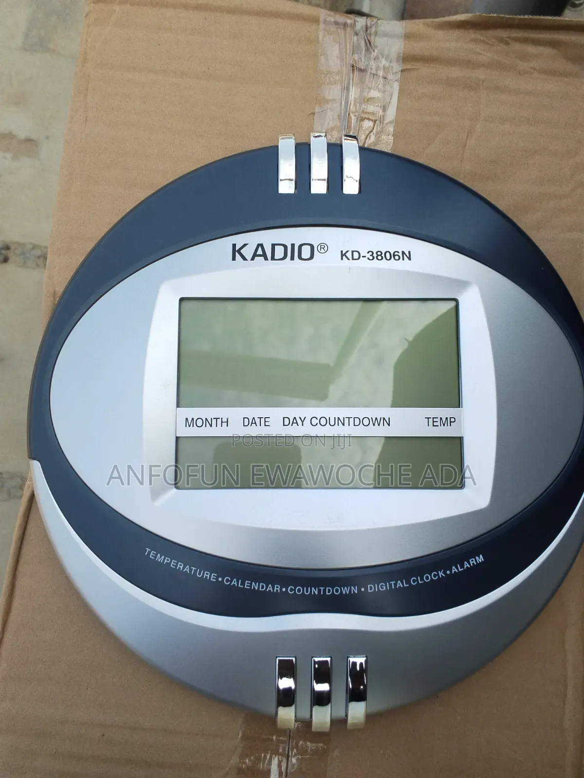 Kadio Kd-3806n Digital Alarm Clock