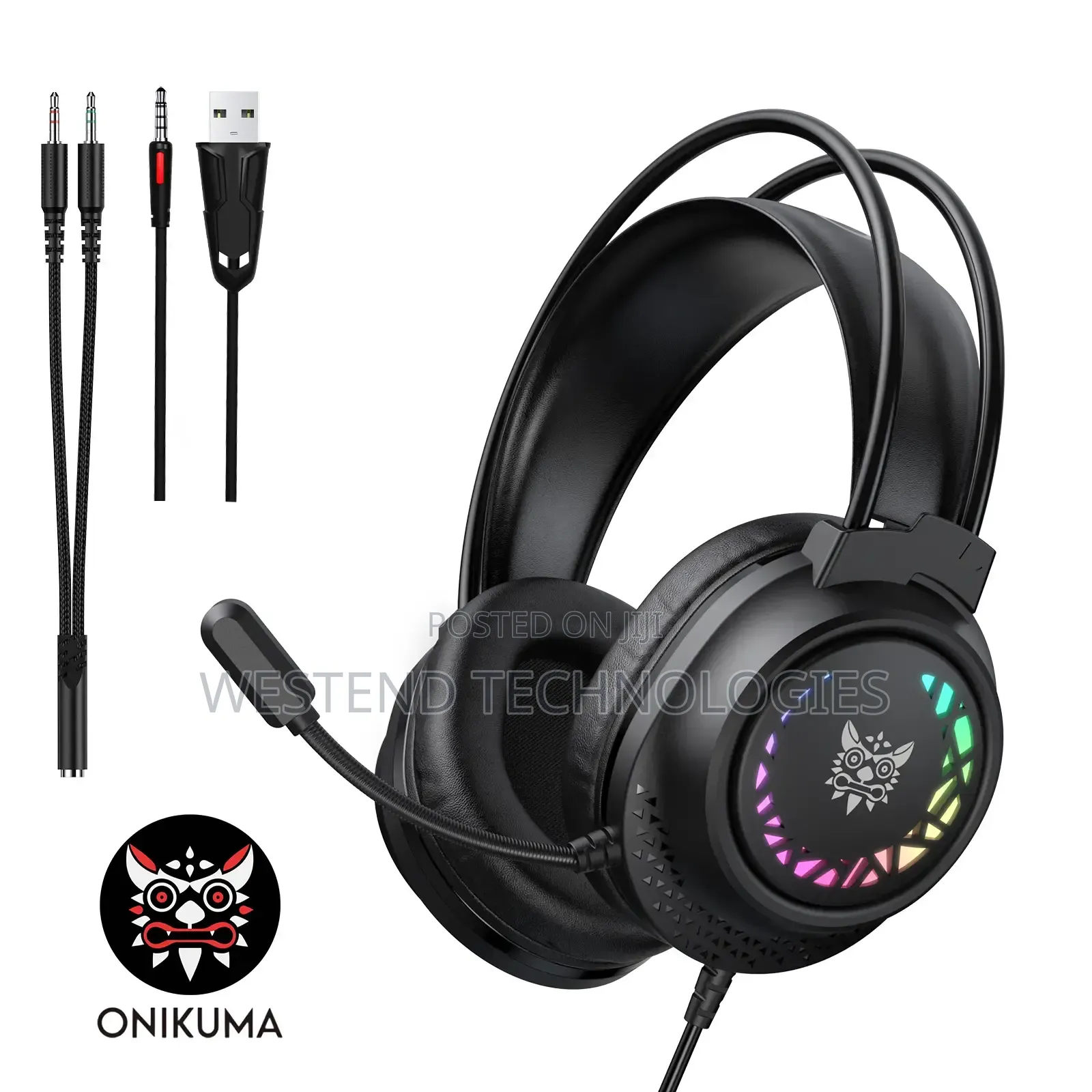 Onikuma X92 RGB Gaming Headset With Noise Cancellation
