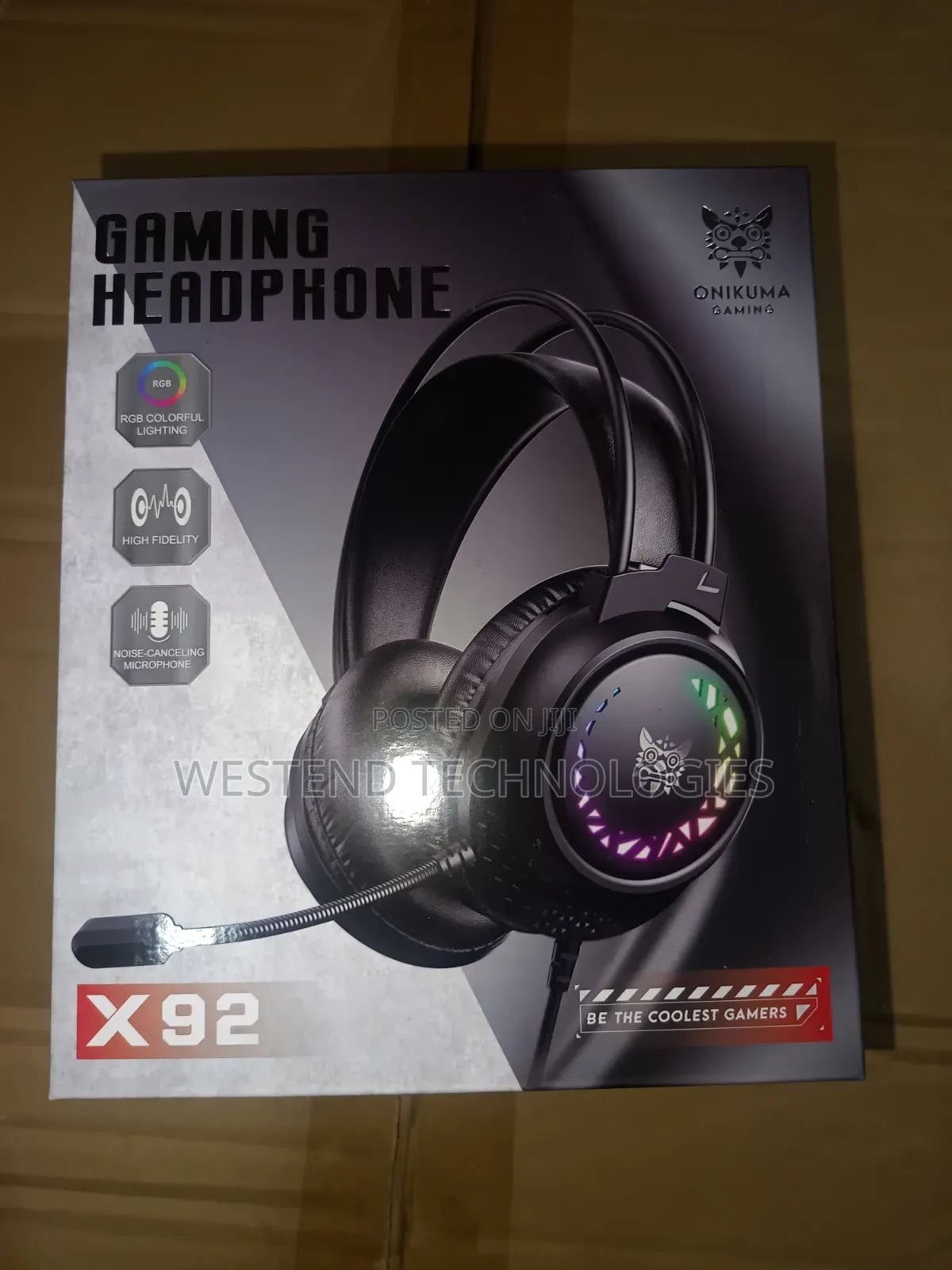 Onikuma X92 RGB Gaming Headset With Noise Cancellation