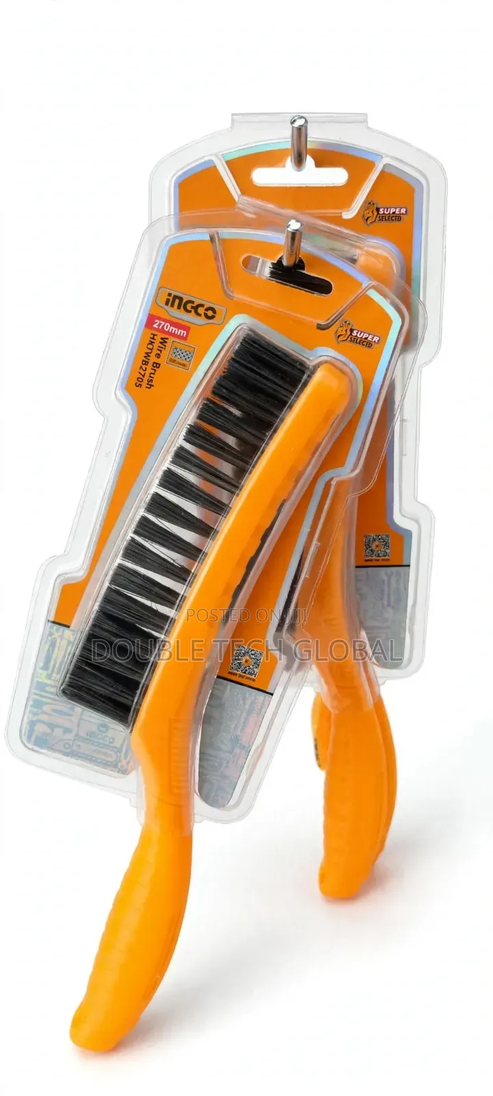 INGCO Wire Brush 270mm HKTWB2705 - Steel Wire Cleaning Brush