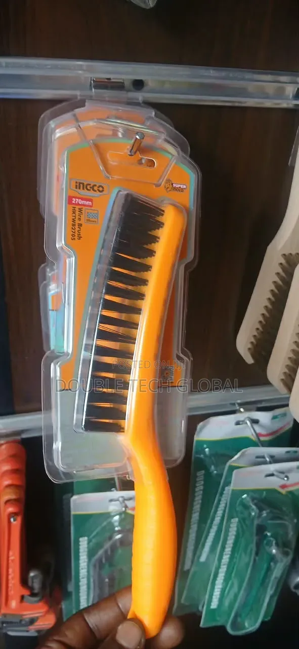 INGCO Wire Brush 270mm HKTWB2705 - Steel Wire Cleaning Brush