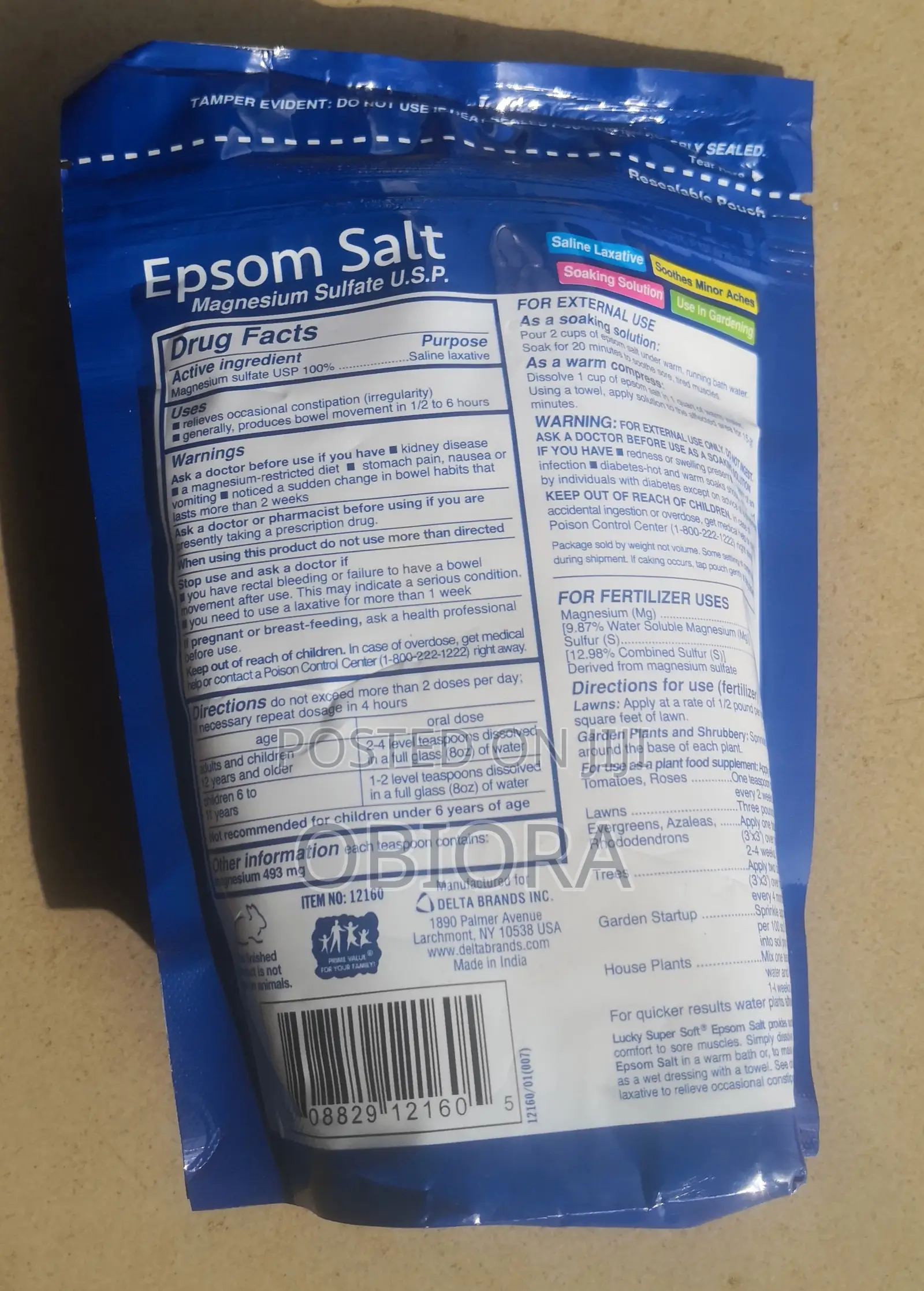 Lucky Super Soft Epsom Salts 454 G