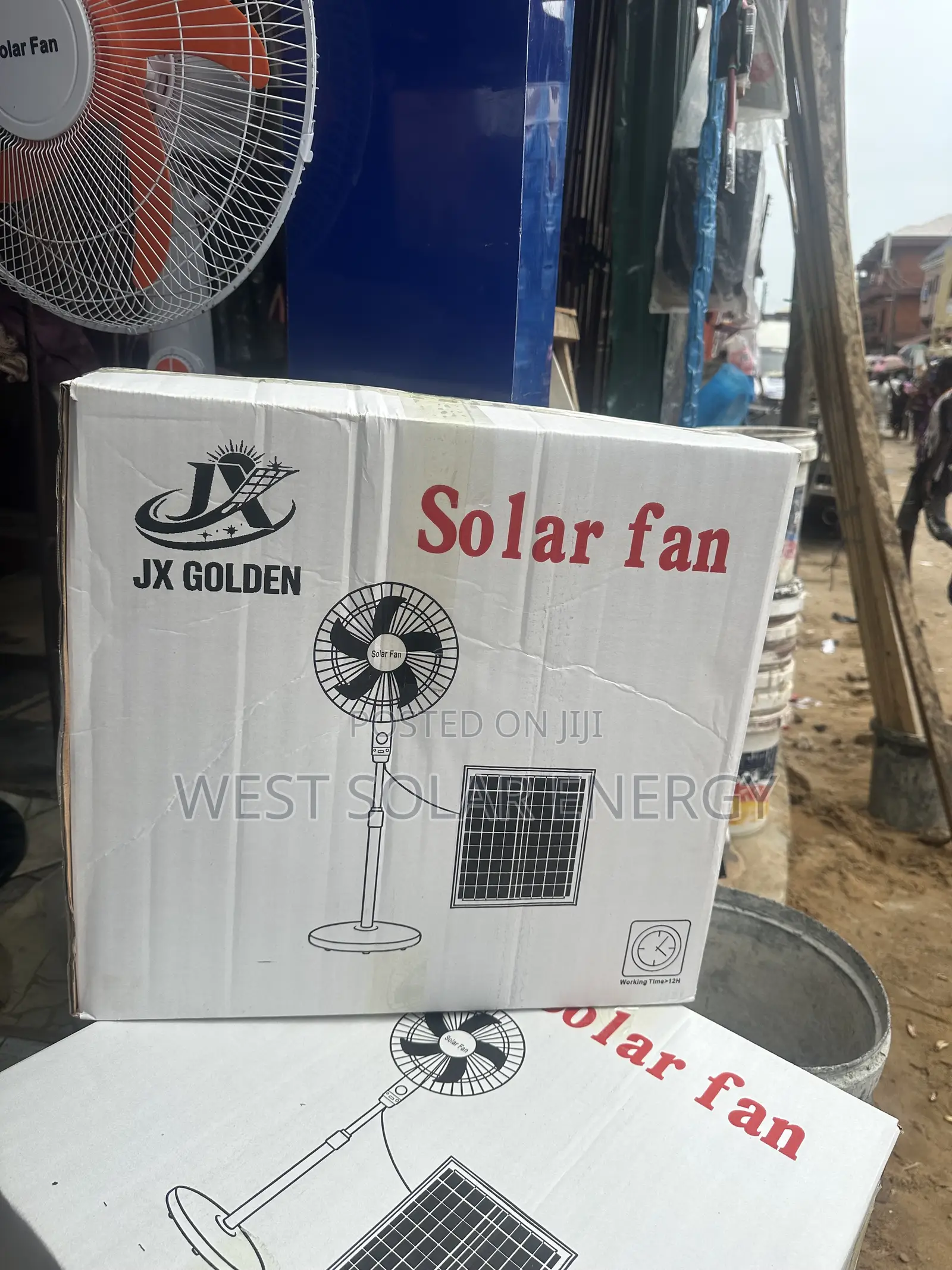 JX Golden 16inches Solar Fan