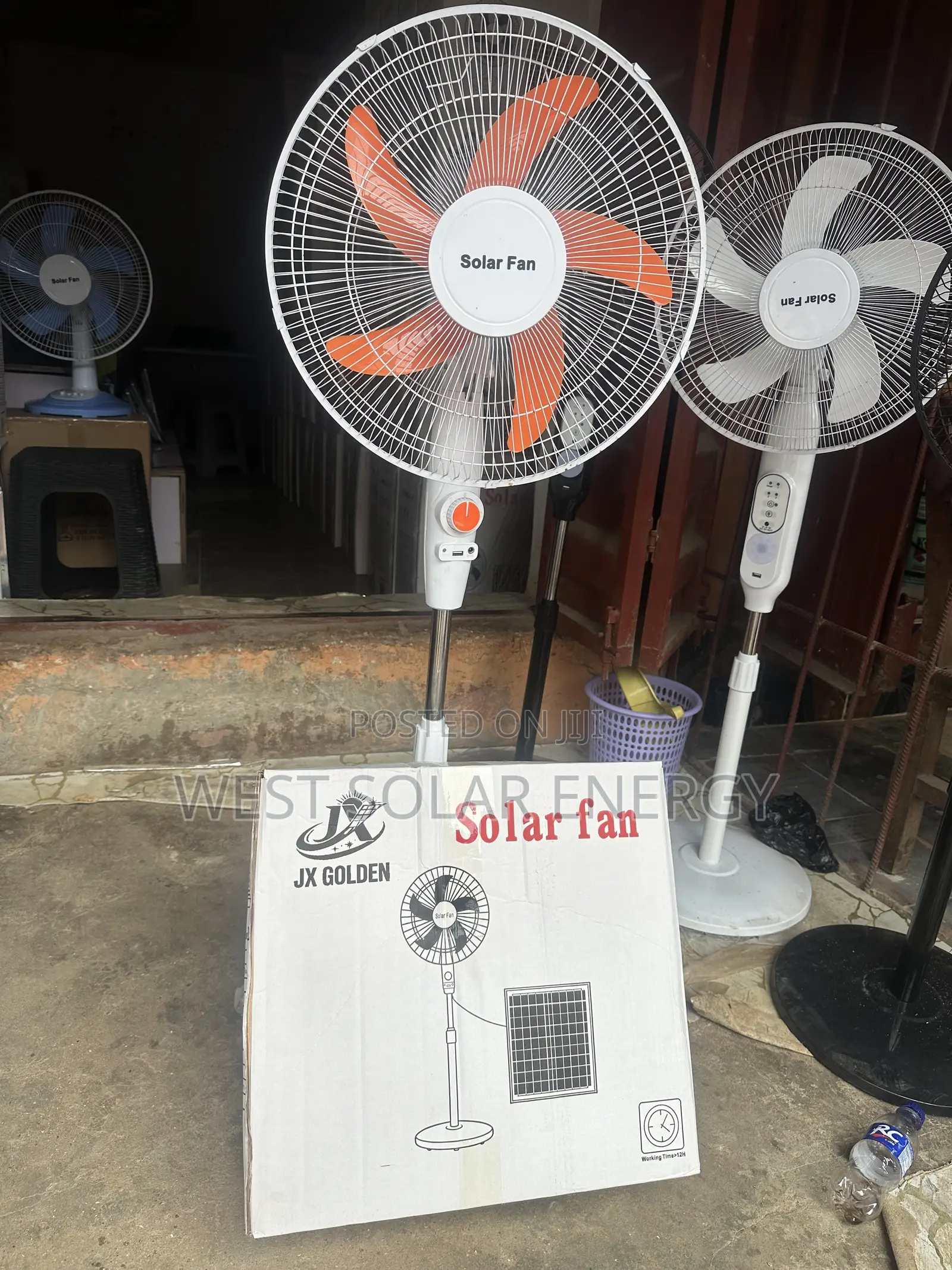 JX Golden 16inches Solar Fan
