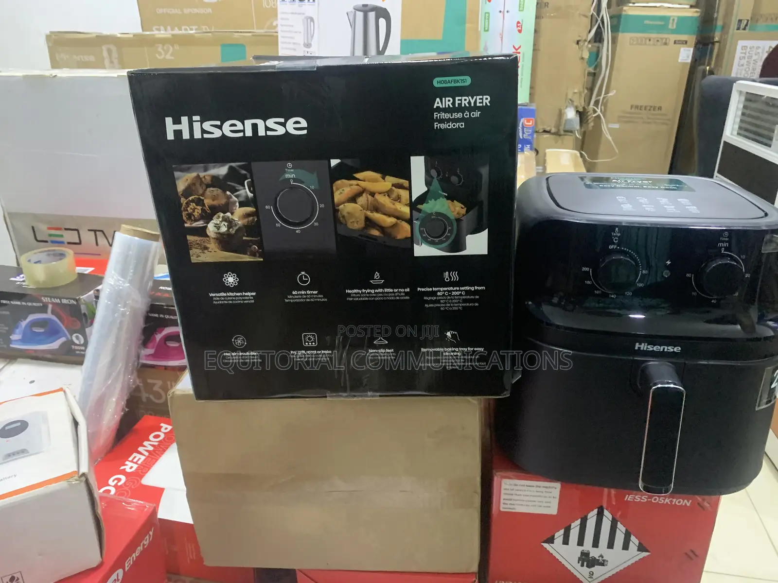 Hisense HO8AFBK1S1 8-Litre Air Fryer