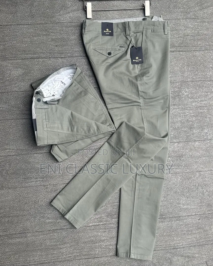 High Demand Luxury Men's Plain Cargo Chino Best Quality Well Branded