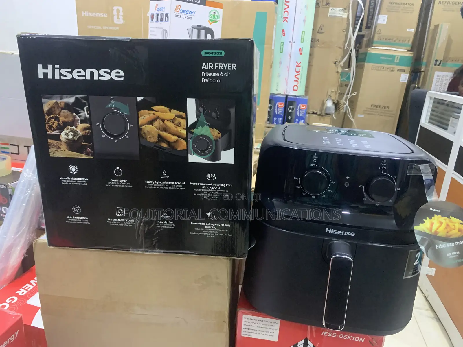 Hisense 8L Kitchen Air Fryer – Model HO8AFBK1S1