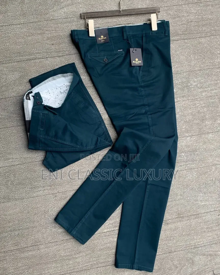 High Demand Luxury Men's Plain Cargo Chino Best Quality Well Branded