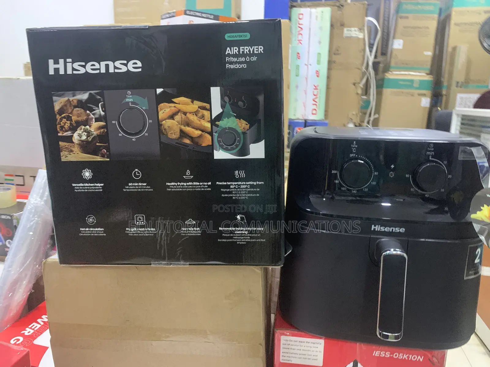 Hisense 8L Kitchen Air Fryer – Model HO8AFBK1S1