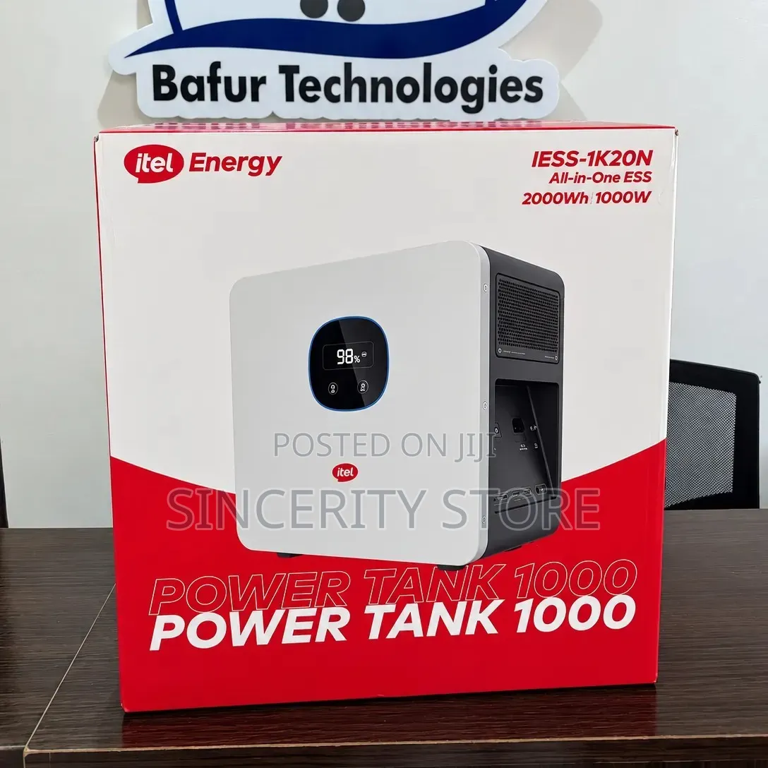 Power Tank 1000 2000Wh Battery, 1000W Inverter All in One Solar Gen