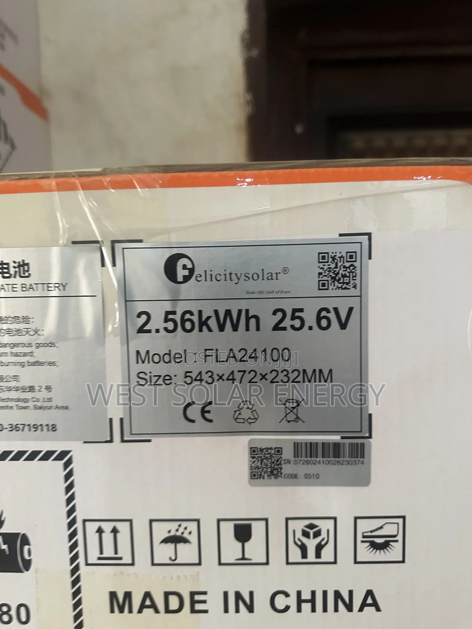 2.5Kwh 24V Felicity Lithium Ion Battery