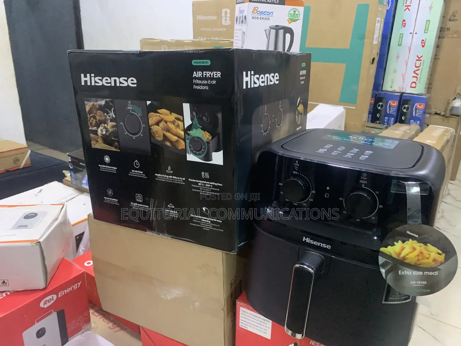 Hisense HO8AFBK1S1 8L Kitchen Air Frying Appliance