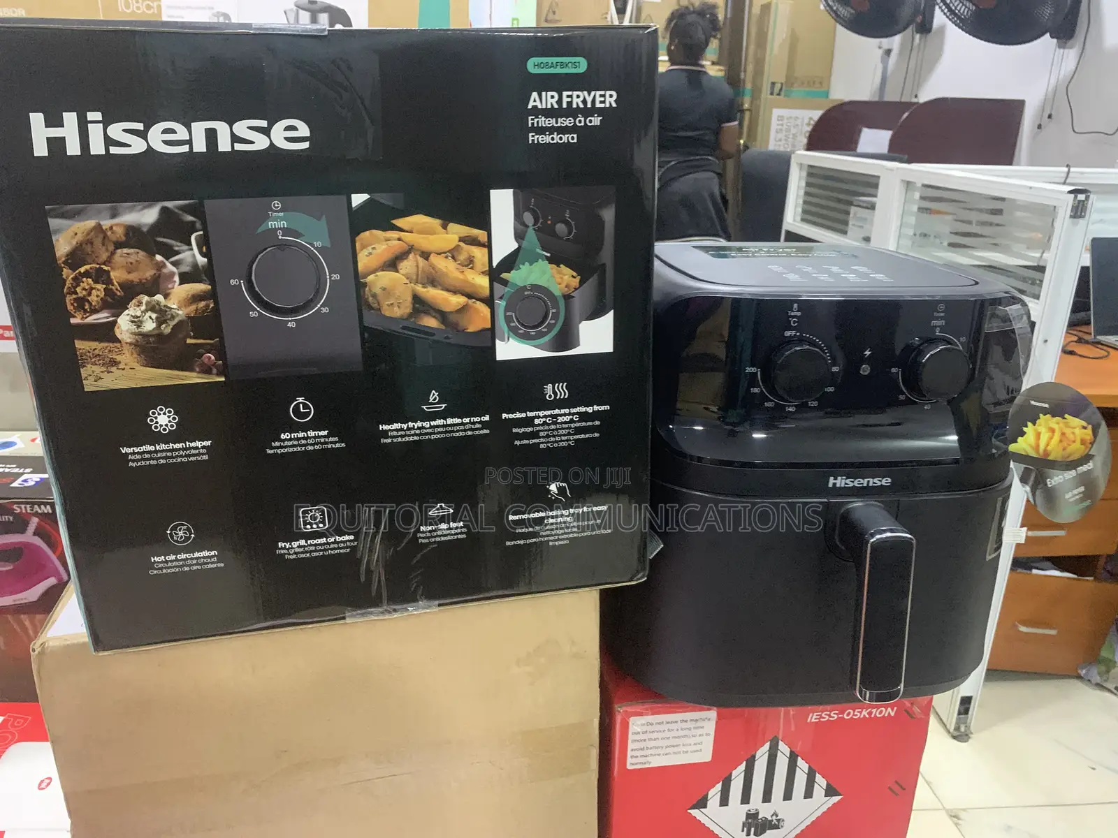 Hisense HO8AFBK1S1 8L Kitchen Air Frying Appliance