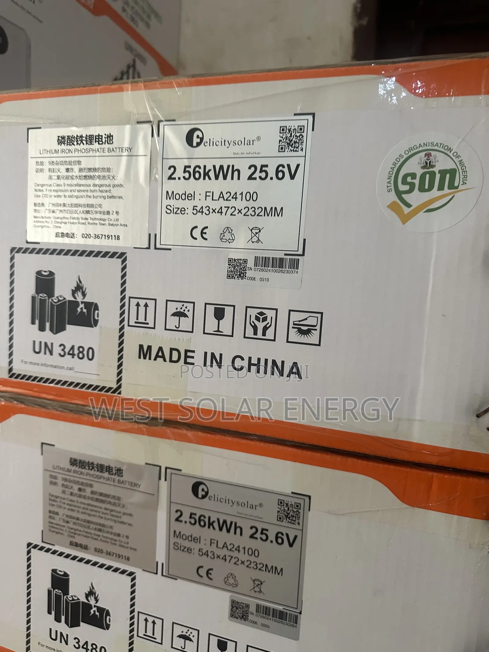 2.5Kwh 24V Felicity Lithium Ion Battery