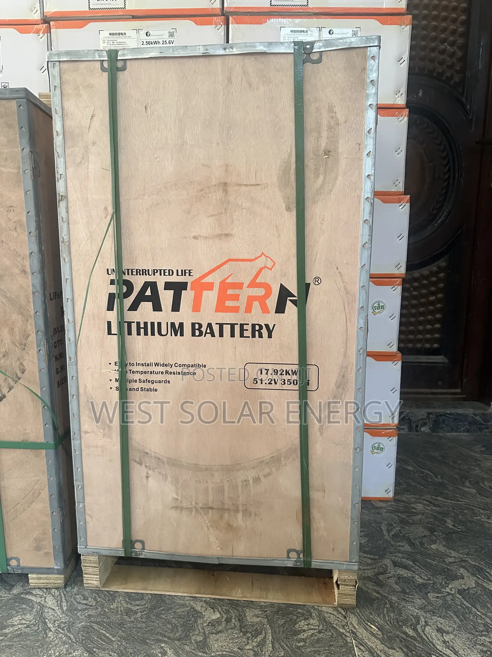 17Kwh 51.2V Pattern Lithium Ion Battery