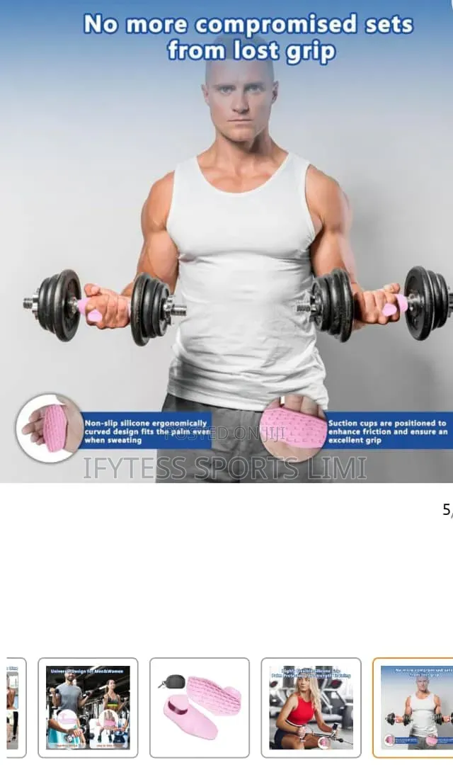 Palm Protectors Silicone Grip Gym Gloves