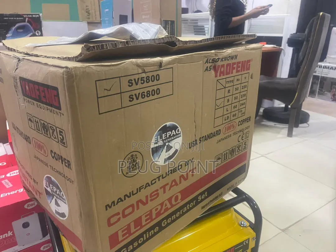 Elepaq Constant SV5800 3.5KVA Manual Generator