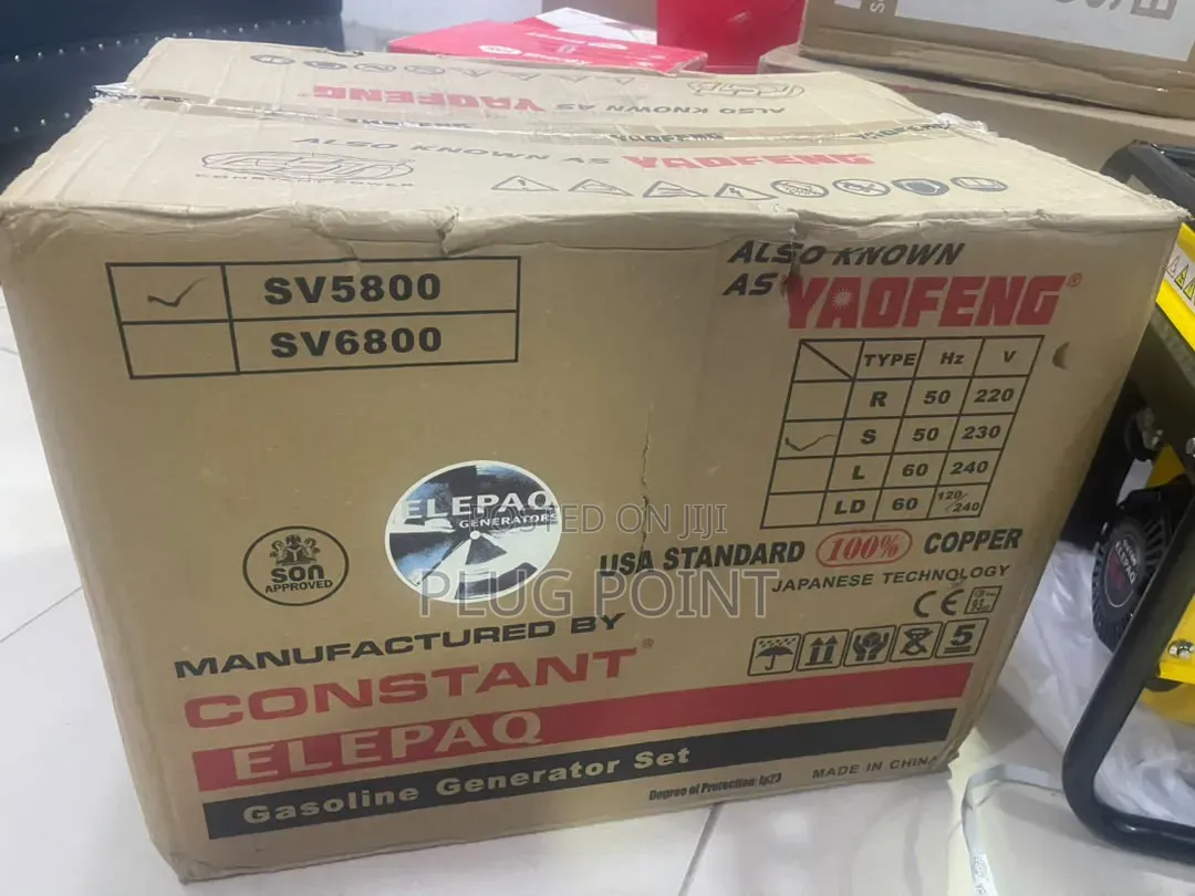 Elepaq Constant 3.5KVA Manual Start Generator