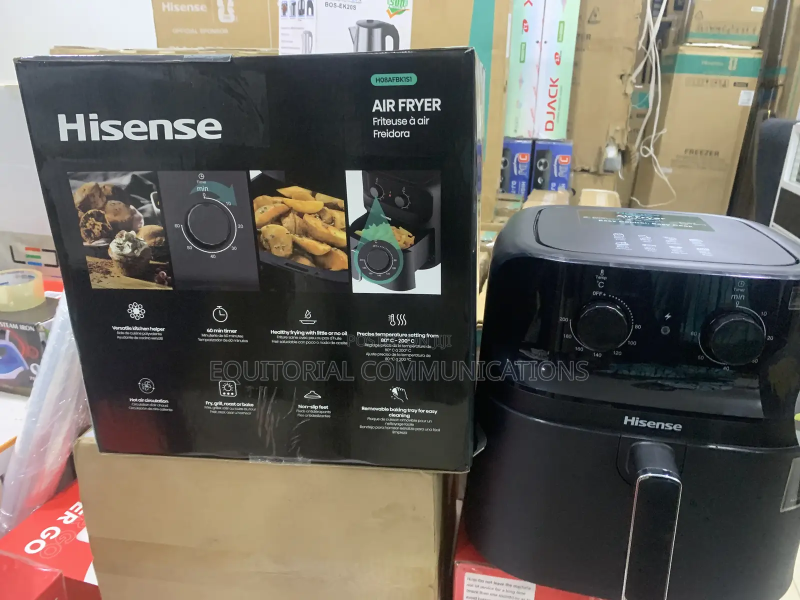 Hisense 8L Air Fryer With Spacious Capacity for Home Cooking