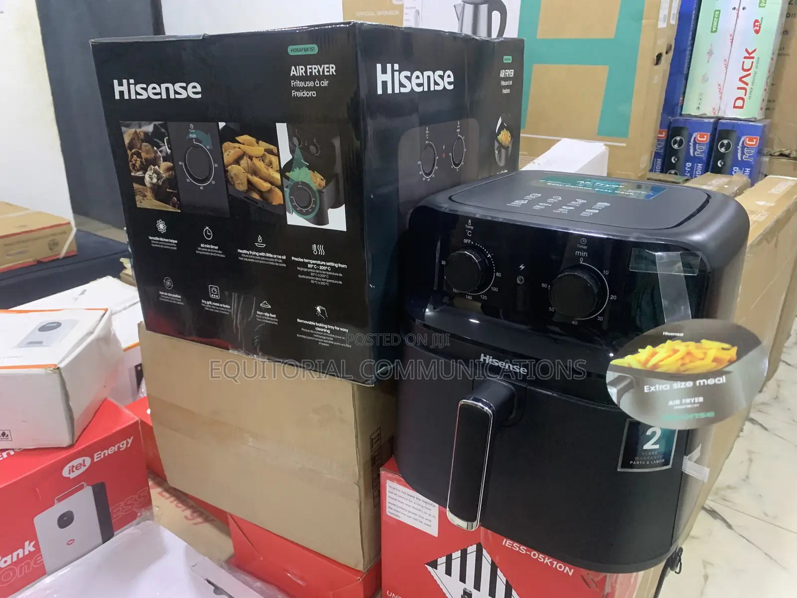 Hisense 8L Air Fryer With Spacious Capacity for Home Cooking