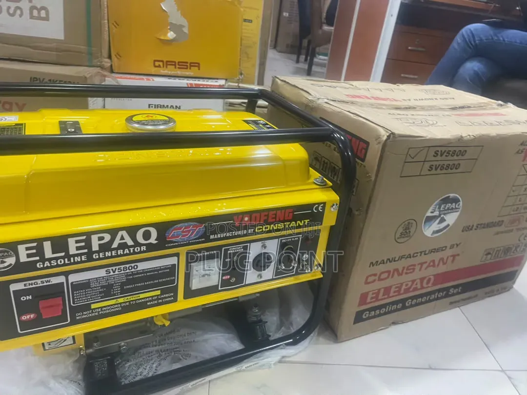 Original Elepaq SV5800 3.5KVA Power Generator