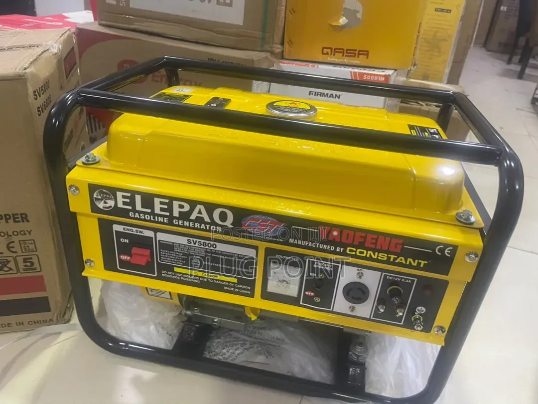 Original Elepaq SV5800 3.5KVA Power Generator