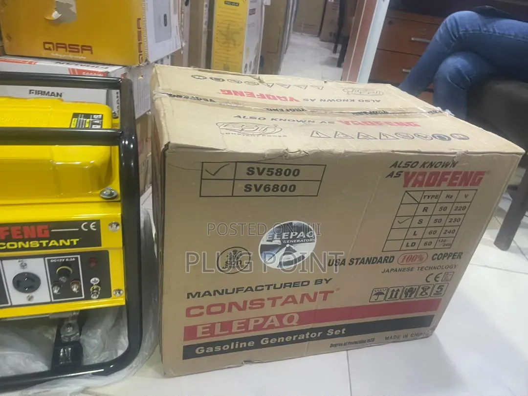 Elepaq Constant SV5800 Petrol Power Generator