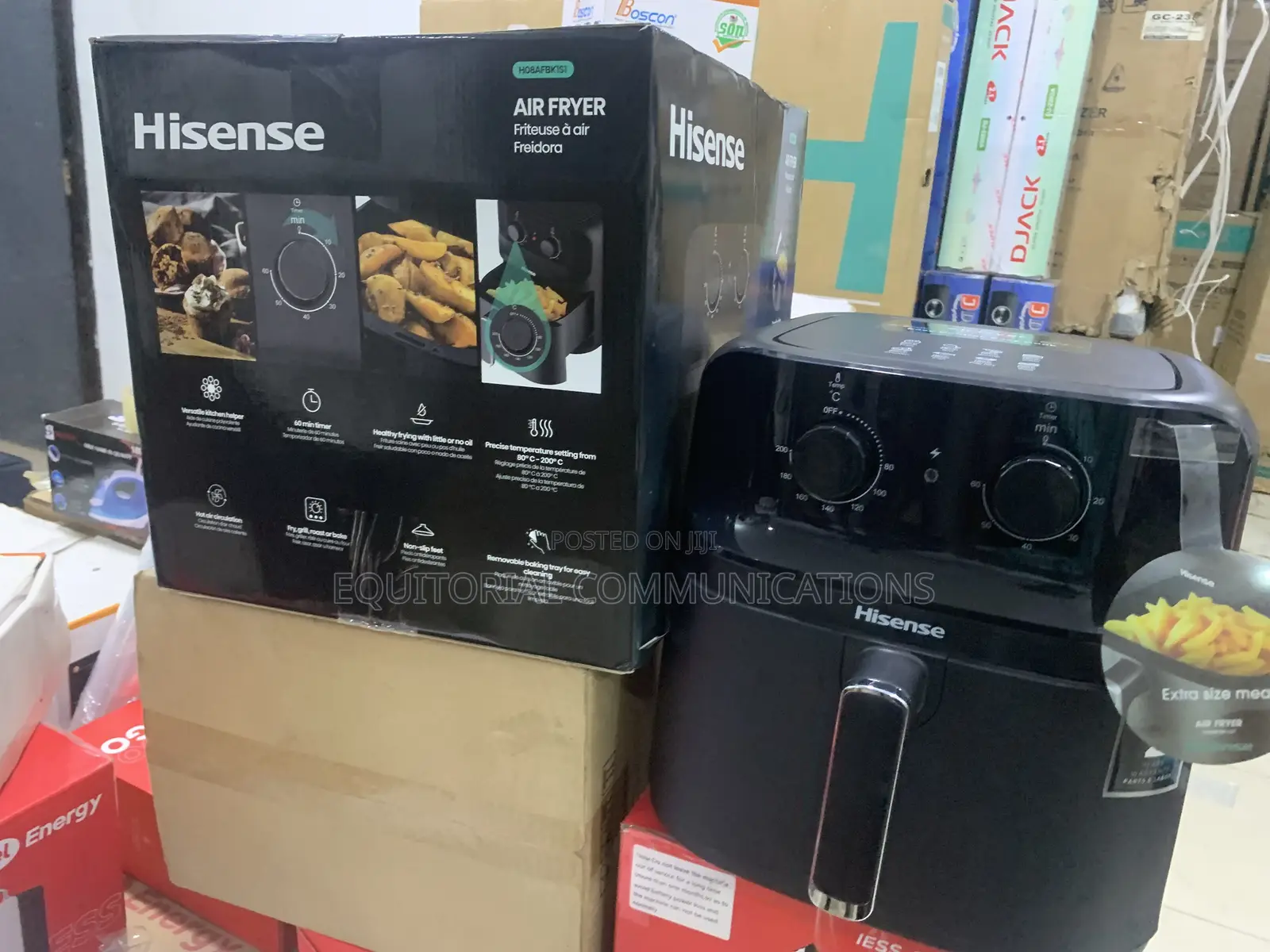 Hisense HO8AFBK1S1 8L Air Fryer for Different Cooking Needs