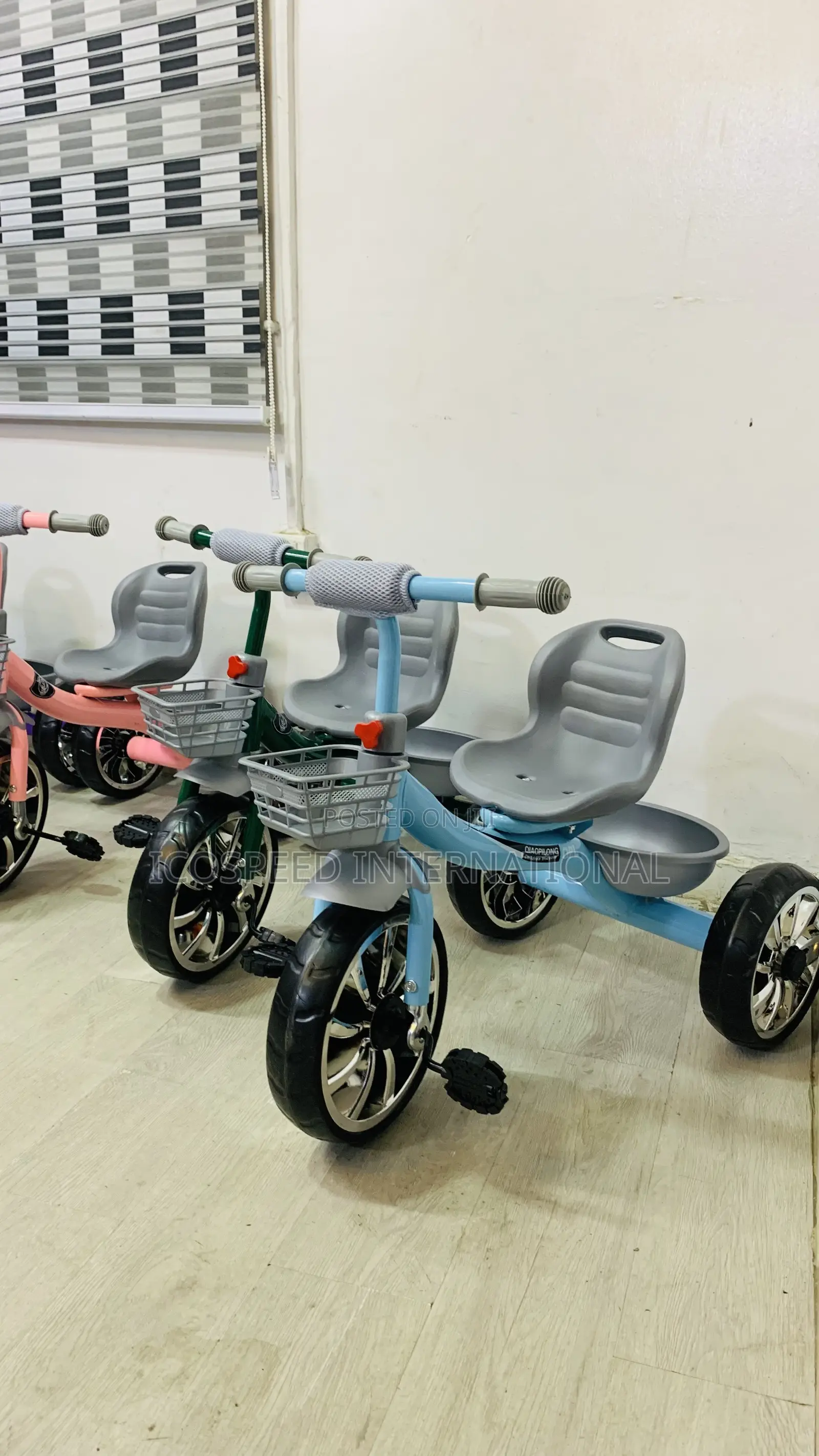Green Tricycle Kids Ride for Age 1-5