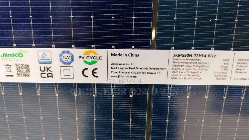 Original 650watts Jinko Solar Panel