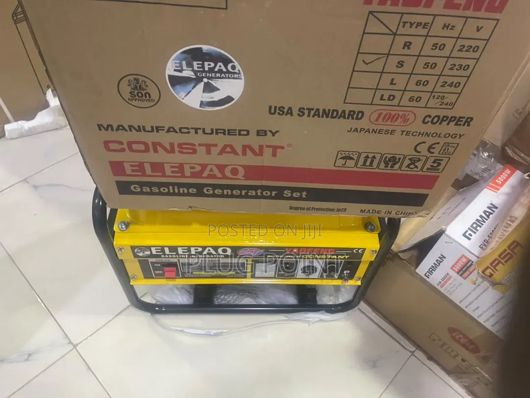 Elepaq SV5800 Manual Petrol Generator for Home