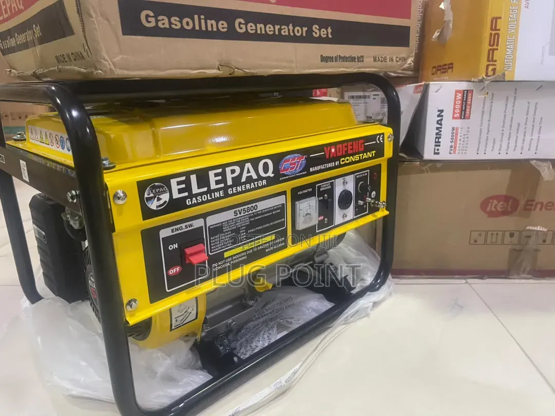 Elepaq SV5800 Manual Petrol Generator for Home
