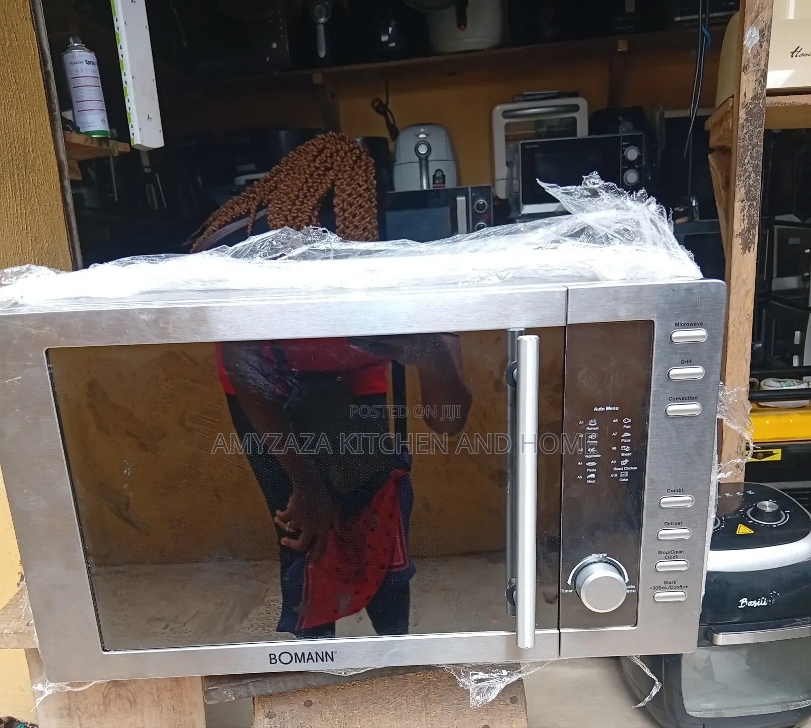 Bomann Stainless Steel Combination Microwave Oven,