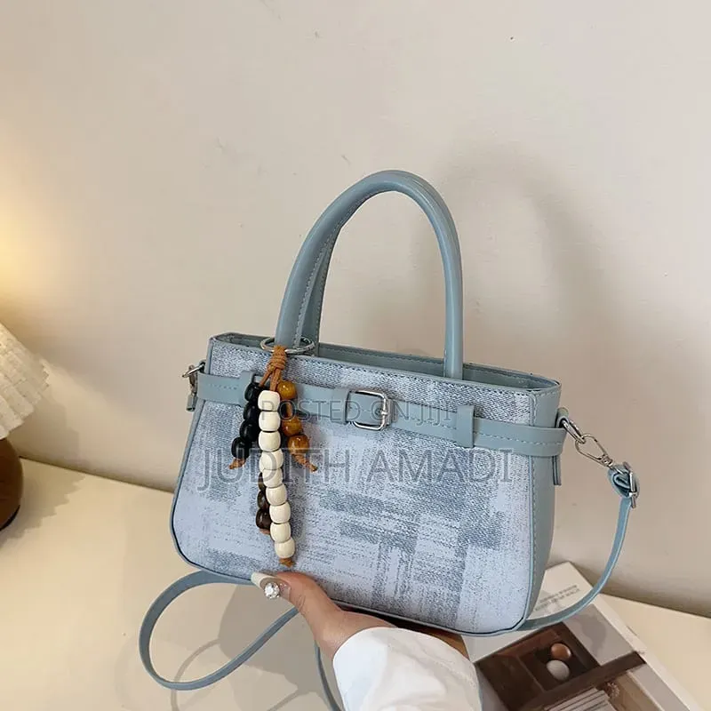 Beaded Charm Tote Minibag