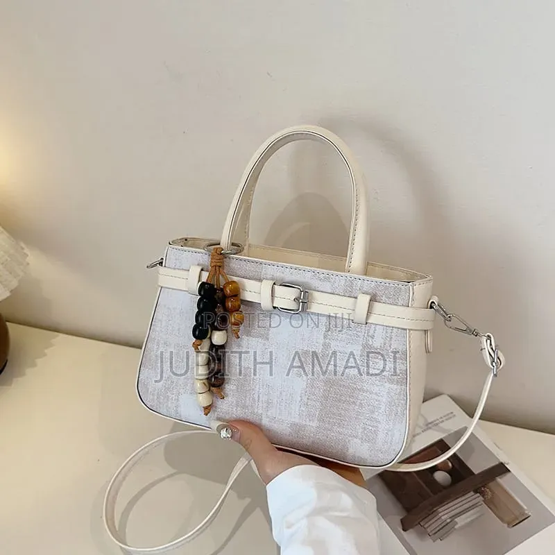 Beaded Charm Tote Minibag