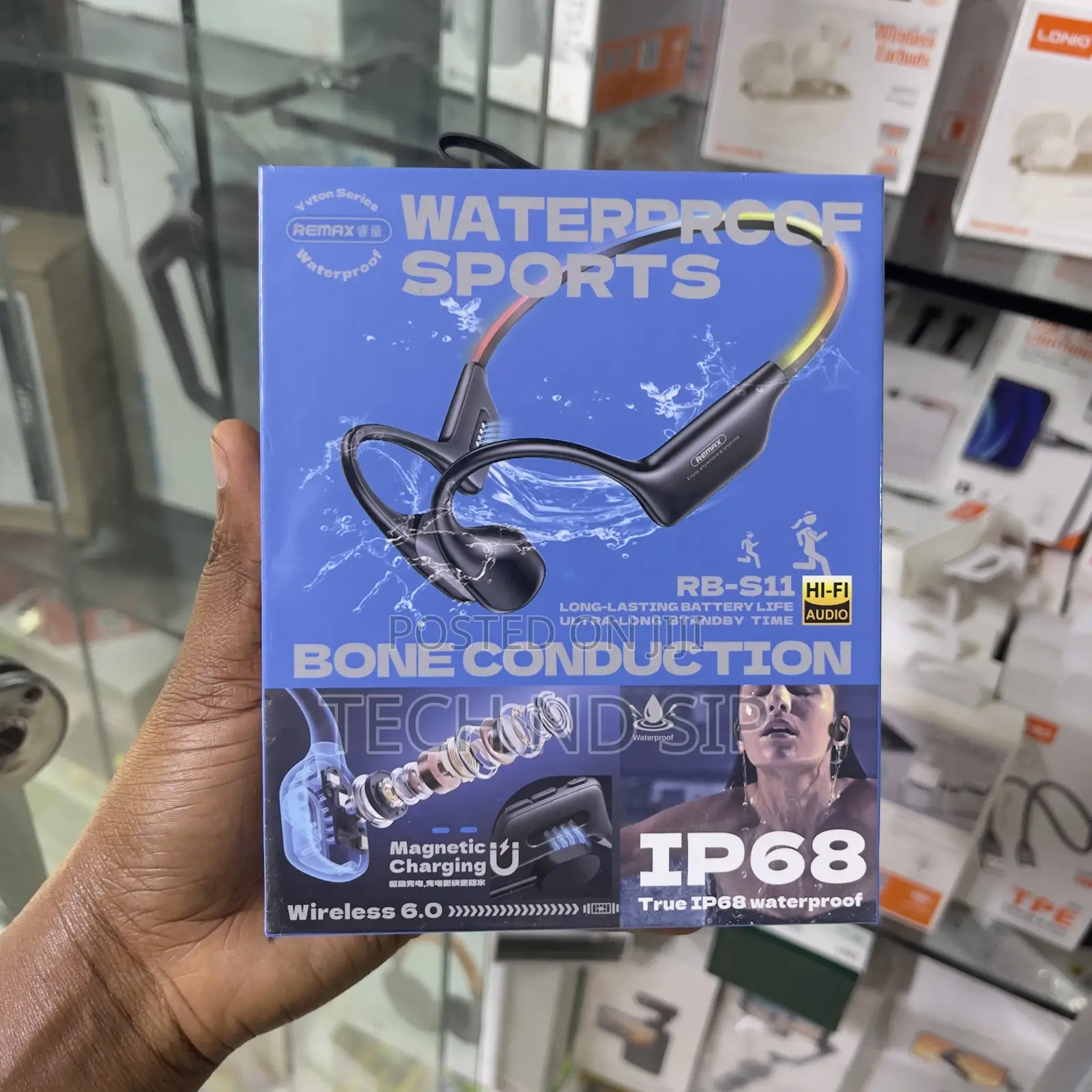 Remax Rb-S11 Bone Conduction Wireless Sports Headphones