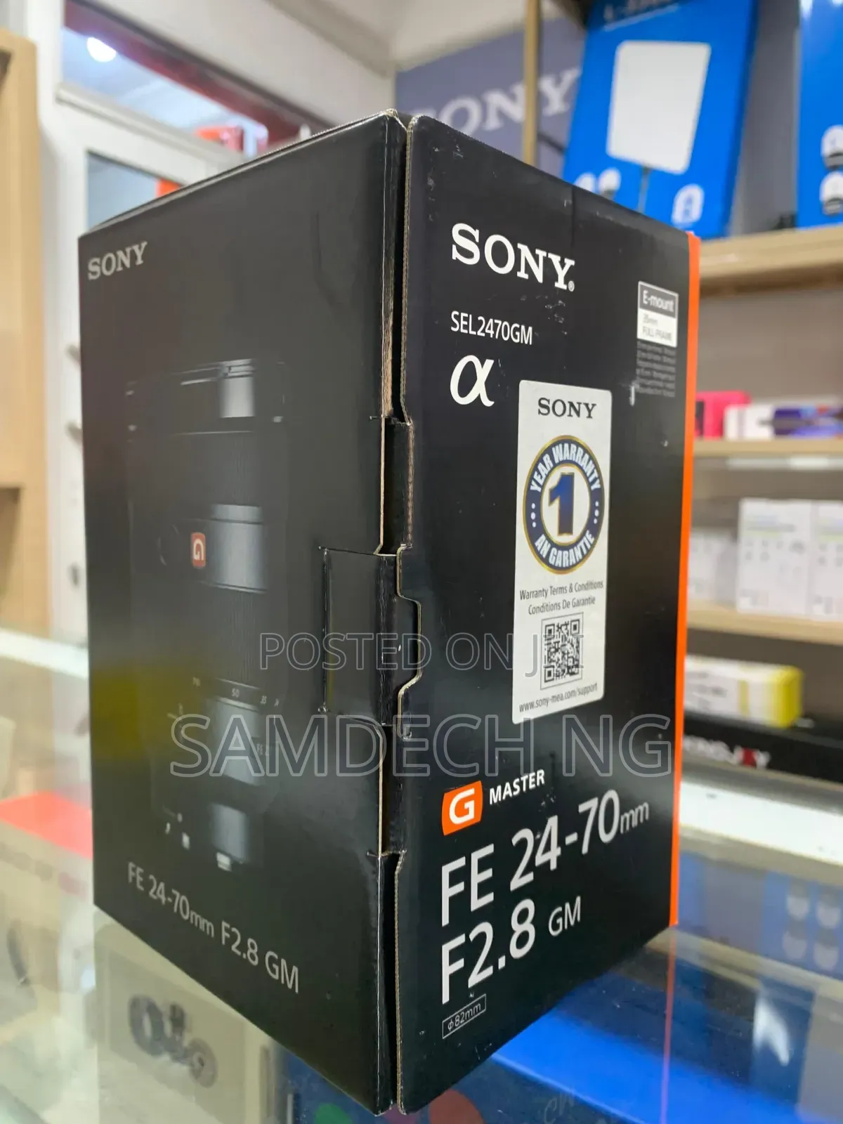 SONY FE 24-70mm F2.8 GMaster Lens