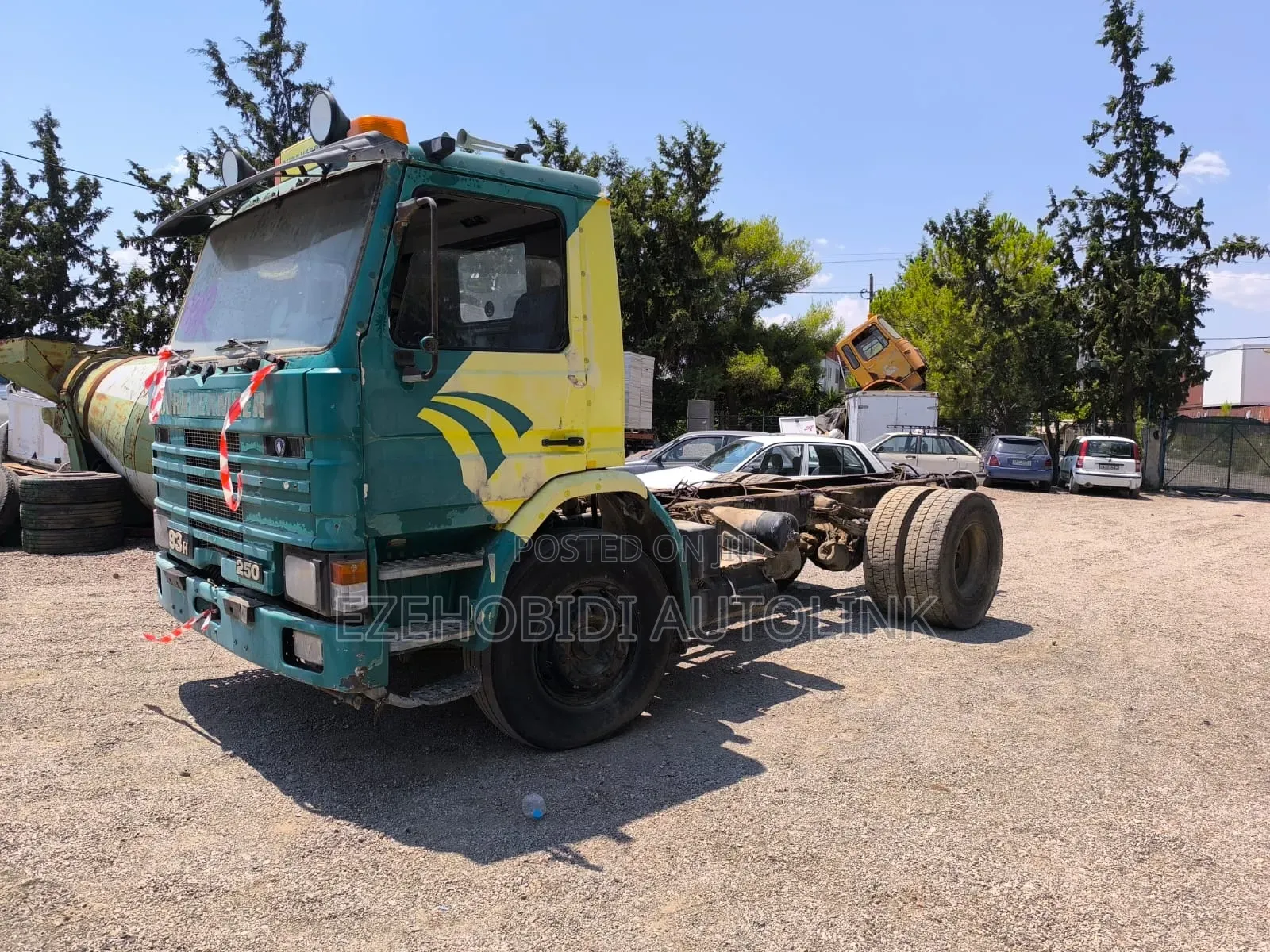 Tokunbo Scania 93m. Straight Engine. Spring Spring. Cap and Chassis