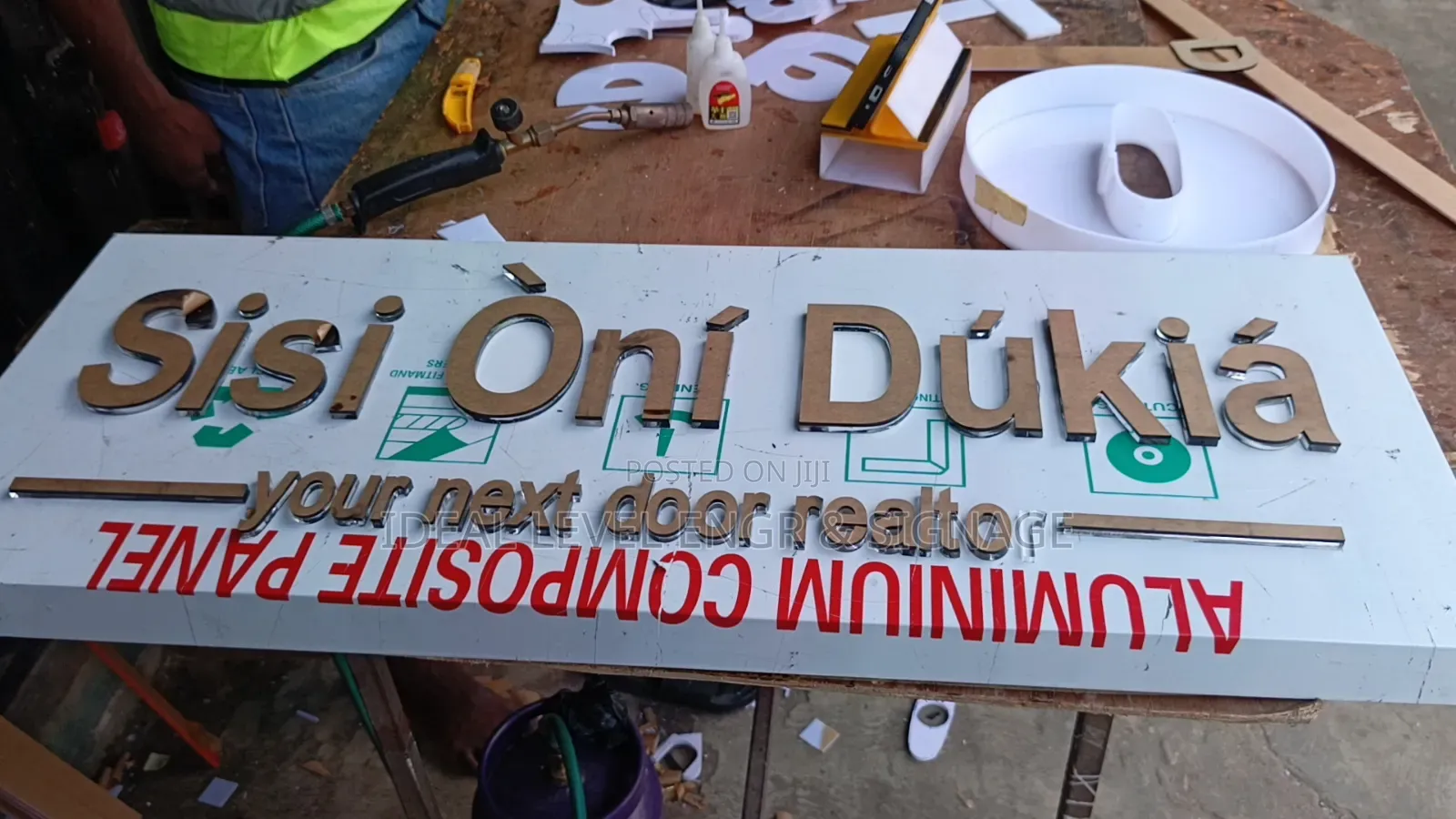 Illuminated Reception Signage