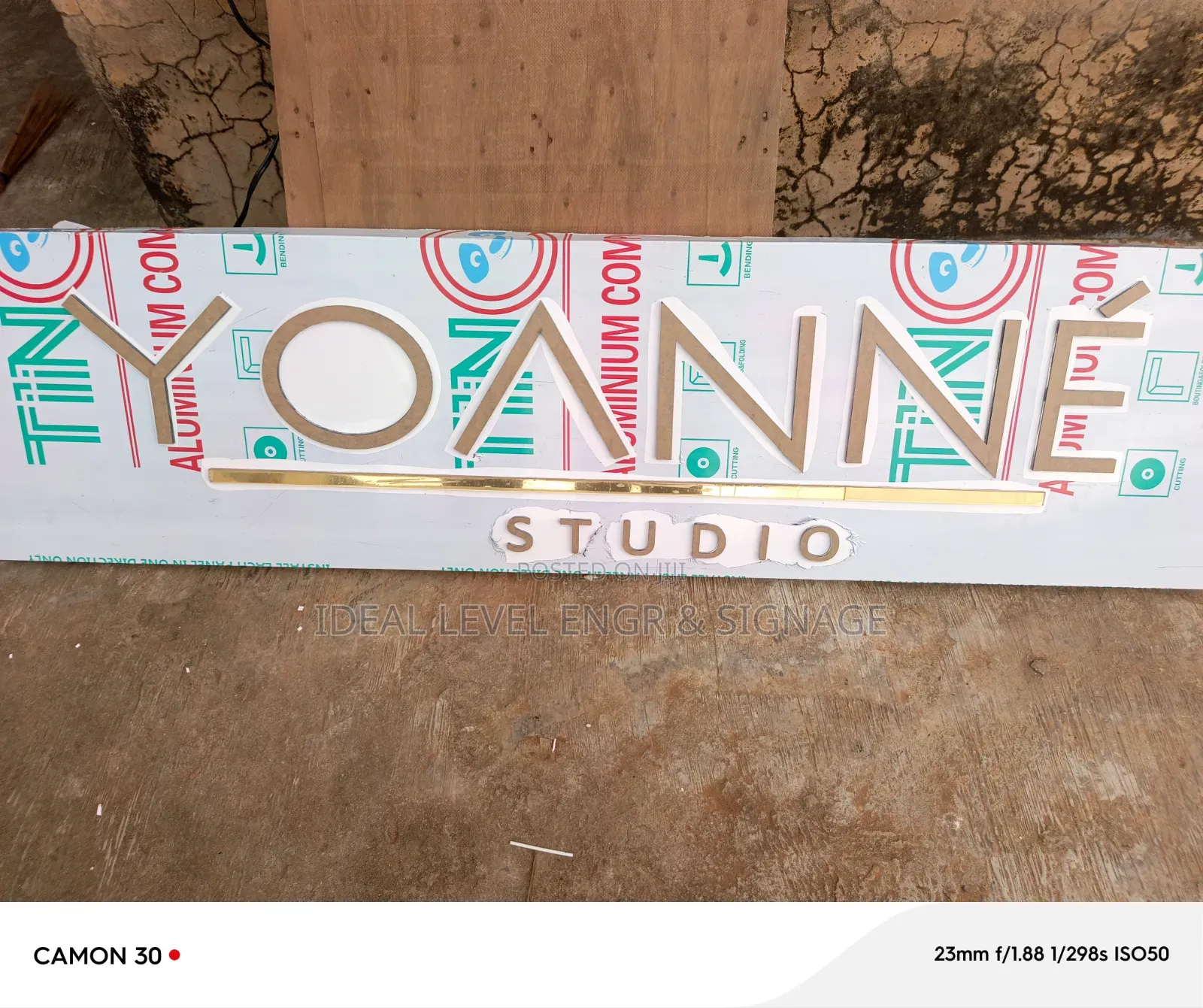 Illuminated Reception Signage