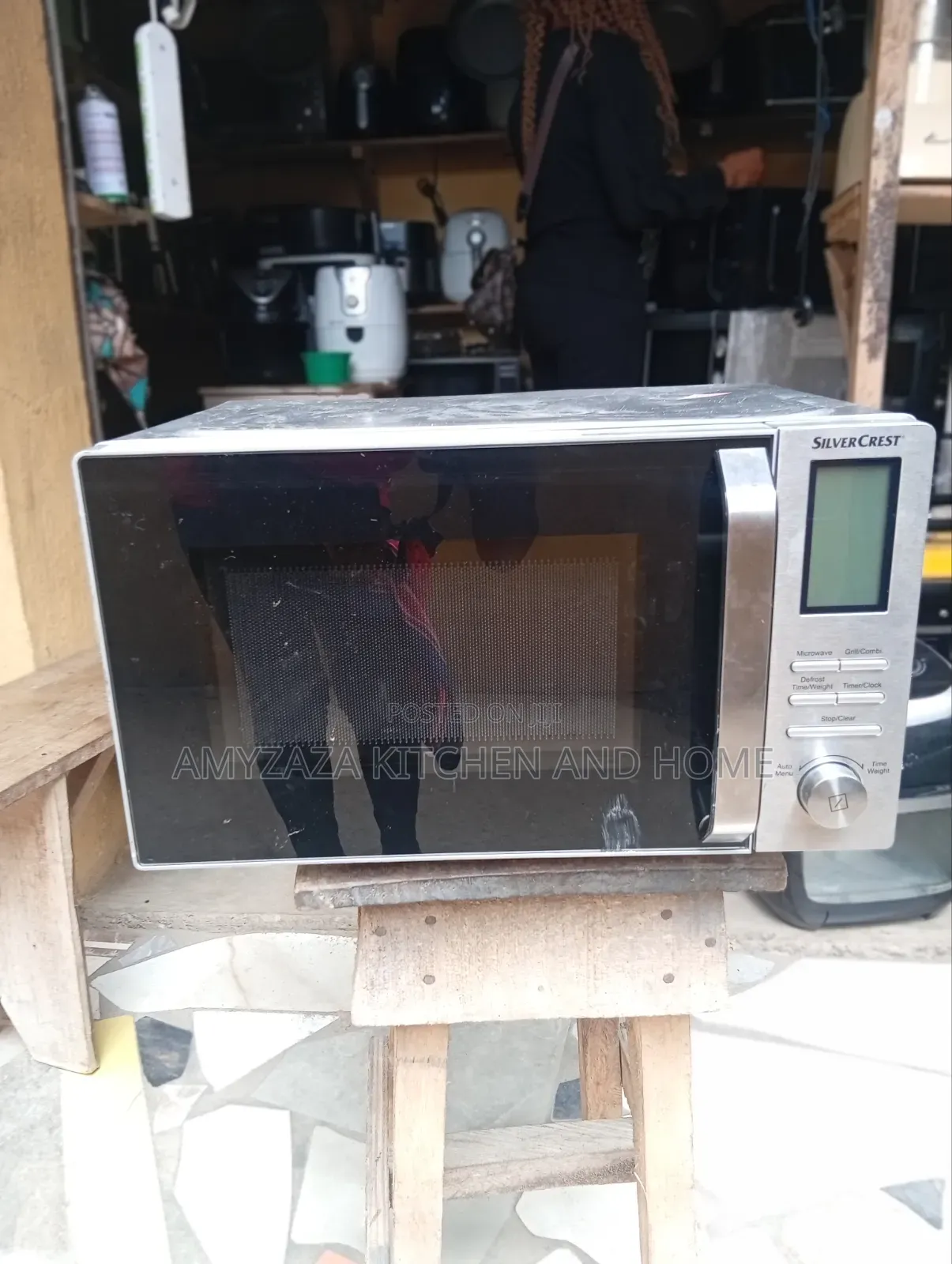 Silvercrest Digital Microwave Oven, 2in1 Mirror Face (UK Used)