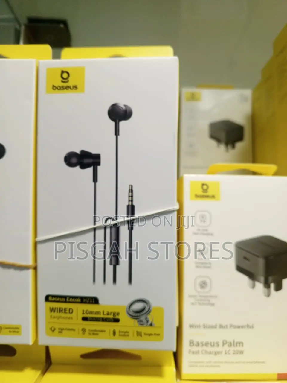 Baseus Earphone Hz11 3.5mm Wired Earphone Mic White