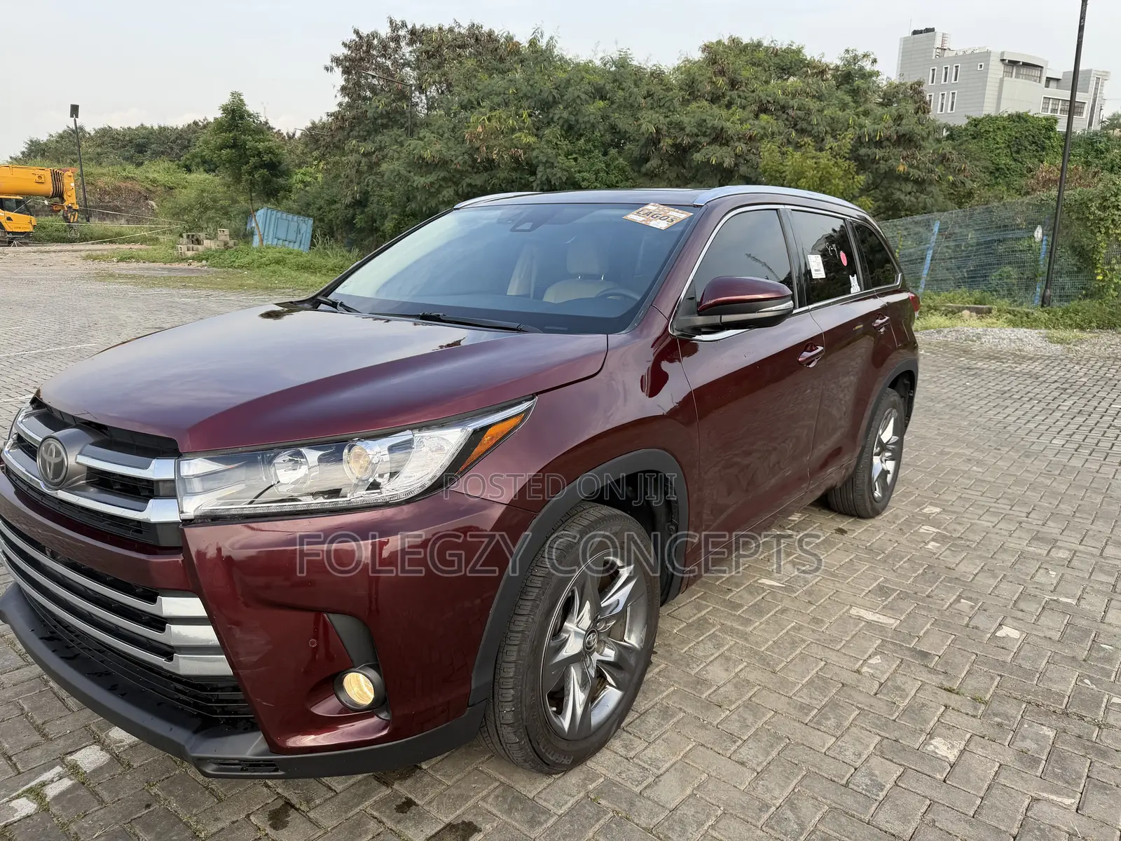 Toyota Highlander Limited Platinum 4x4 V6 (3.5L 6cyl 8A) 2018 Burgundy
