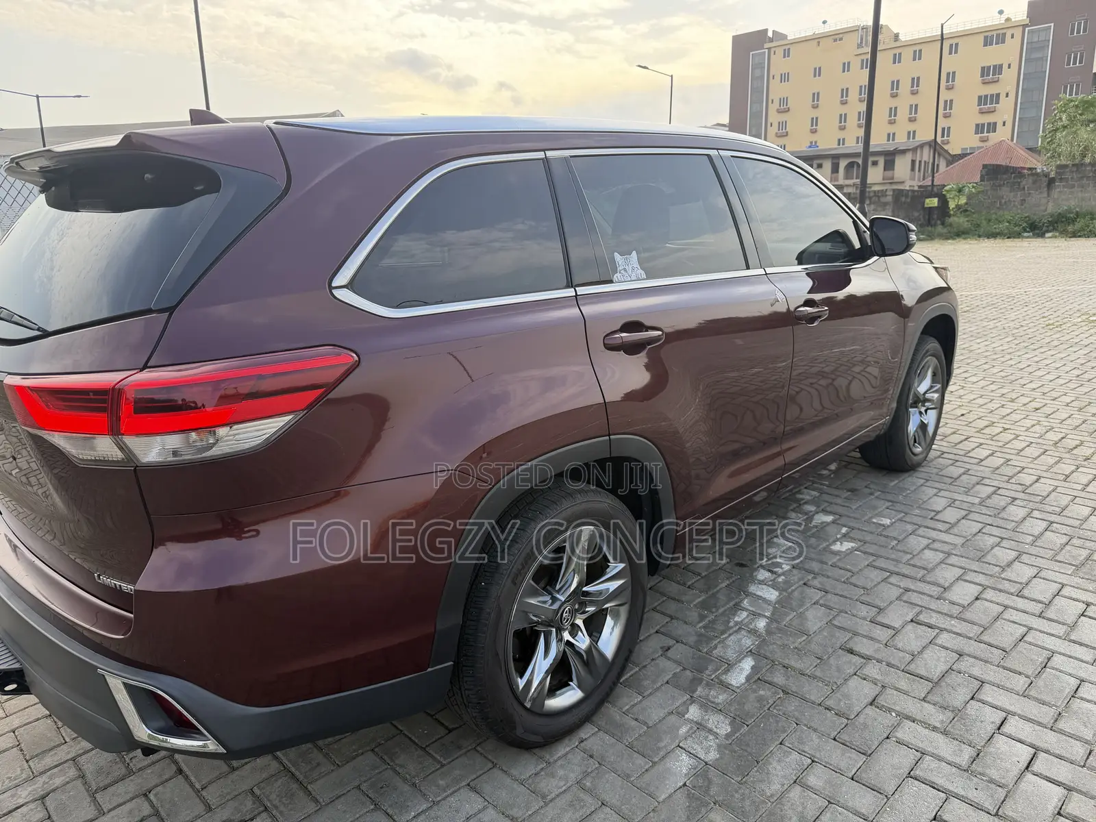 Toyota Highlander Limited Platinum 4x4 V6 (3.5L 6cyl 8A) 2018 Burgundy