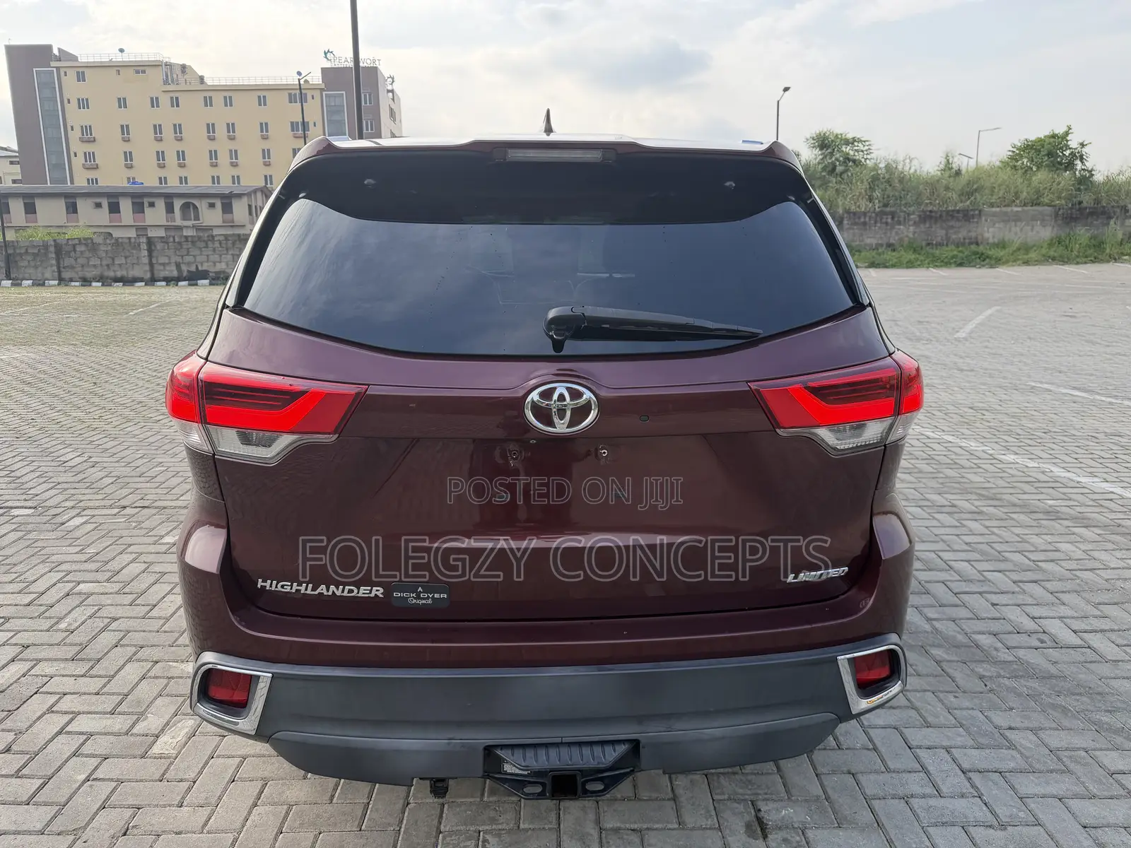 Toyota Highlander Limited Platinum 4x4 V6 (3.5L 6cyl 8A) 2018 Burgundy