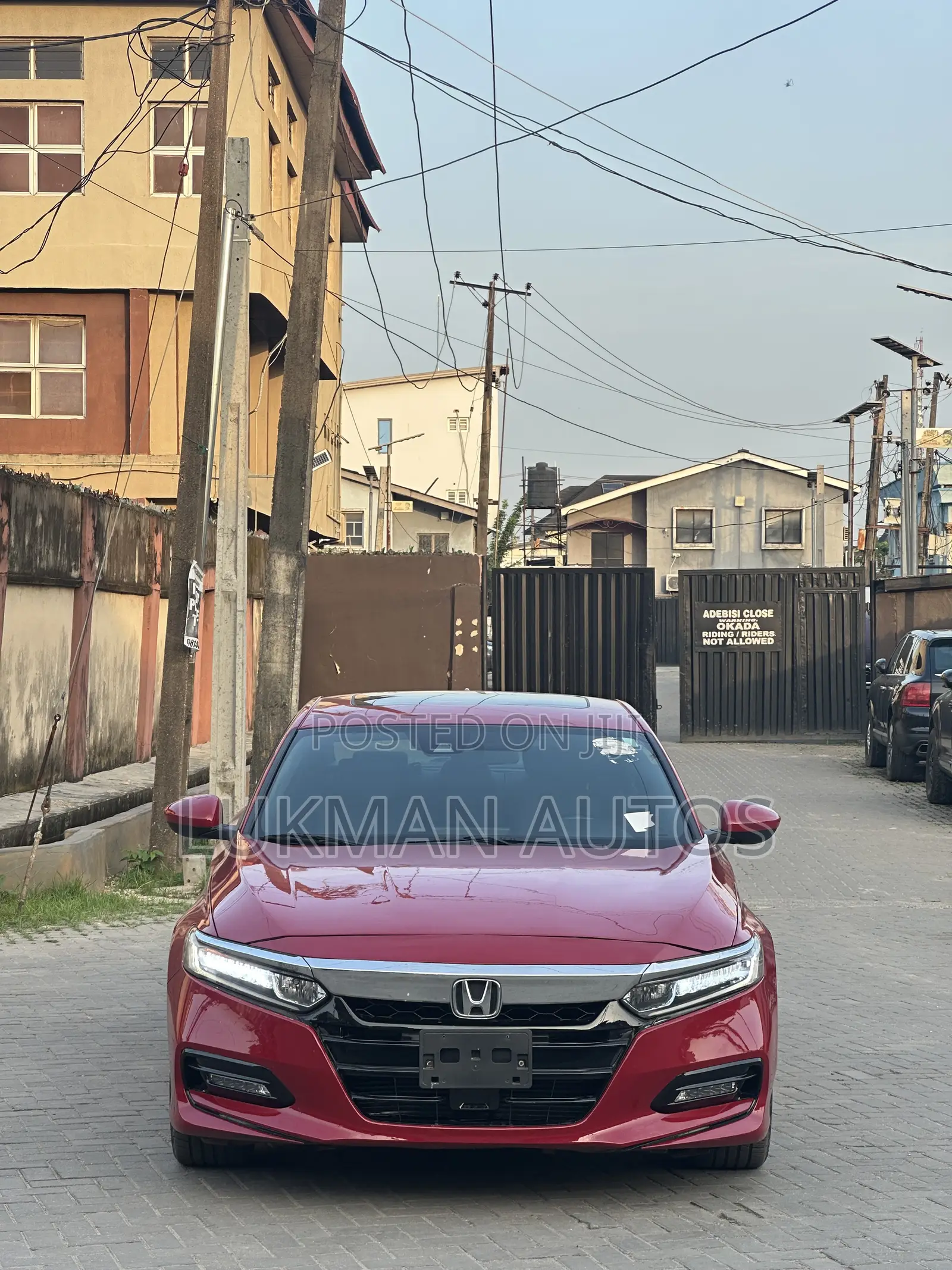 Honda Accord EX-L (2.0L 4cyl Turbo 10A) 2019 Red