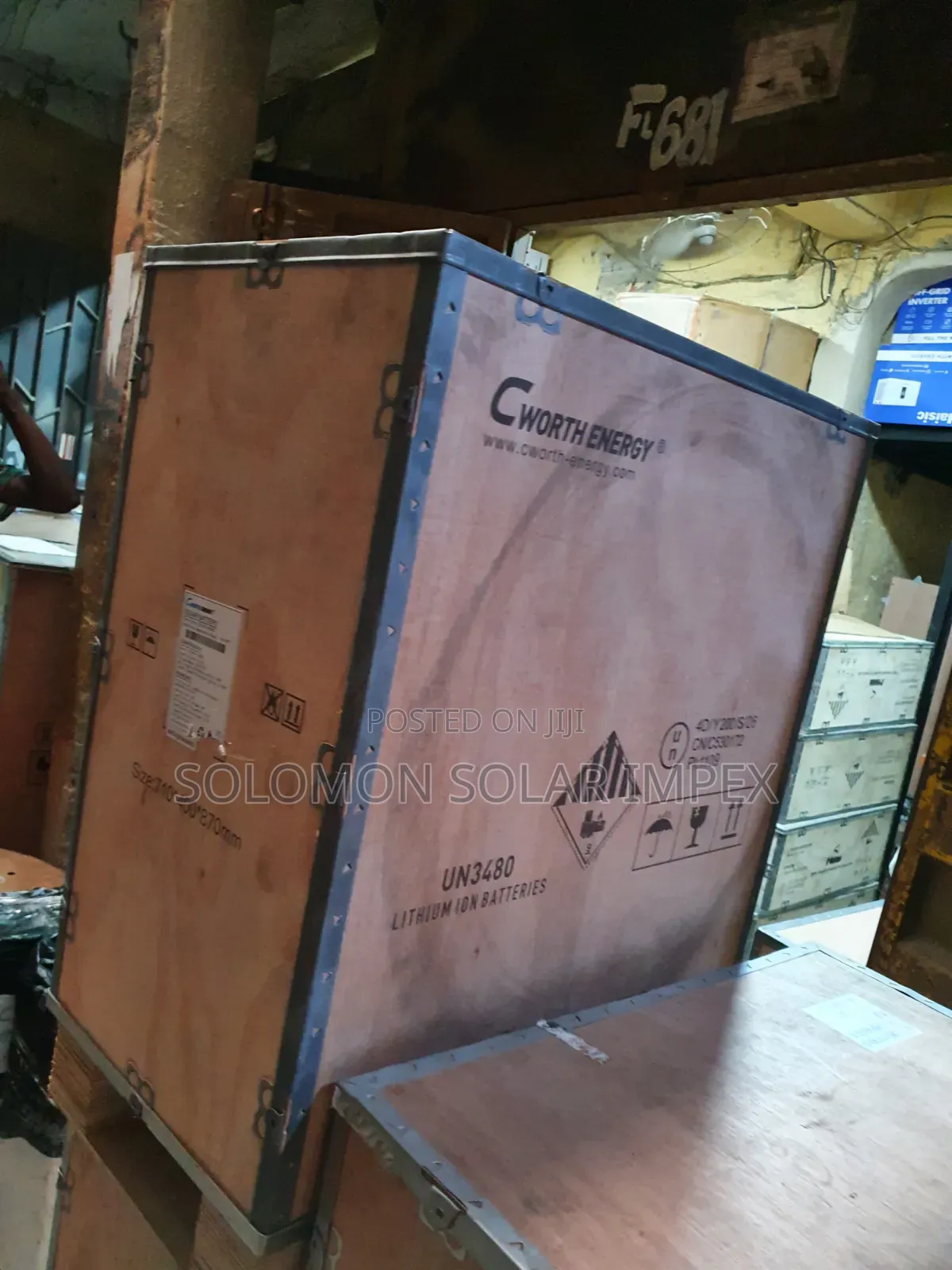 15kWh Cworth Lithium Ion Battery 48V 300Ah Solar Storage